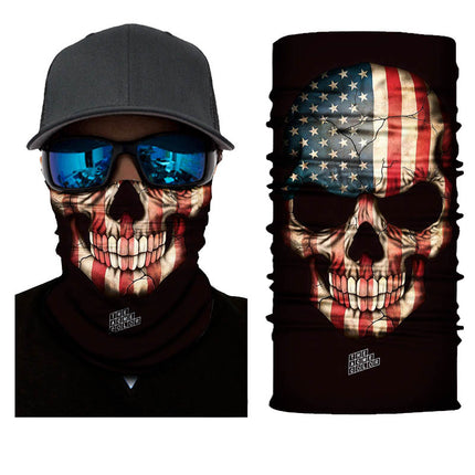 Xunhui Pattern Printing Series Seamless Magic Headscarf Windproof and Sunproof Cycling Mask Sports Neck Scarf Camouflage