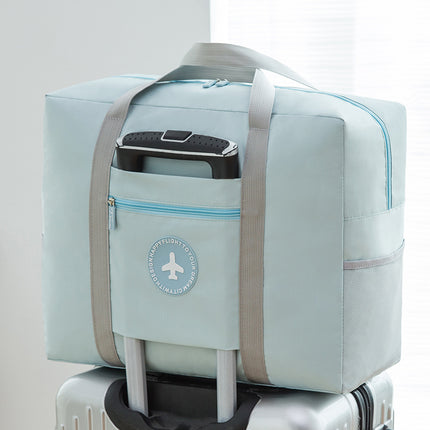 Thickened Round-Label Luggage Bag That Can Be Used as a Trolley Case, Foldable Travel Bag, Airplane Bag, Moving Packing Bag, and Clothing Storage Bag
