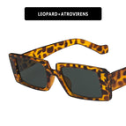 Leopard print dark green film / As shown in the picture