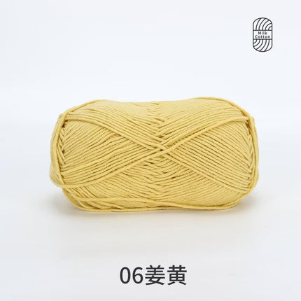 Snow Feir 5 strands milk cotton wool group 5 strands combed cotton thread not ball baby hand woven diy cute doll