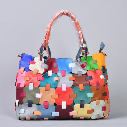 Leather Woven Bag / Sac Tressé Cuir