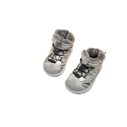Xshx "Paris Outdoor" Professional Kidsren's Snow Boots Outdoor Waterproof and Non-Slip for Boys and Girls [Wenzhou Shoes]