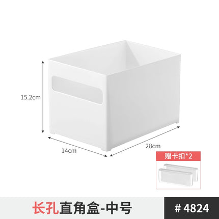 Desktop Storage Box Kitchen Cabinet Sink Tableware Chopsticks Cosmetics Sundries Station Stationery Books Snacks