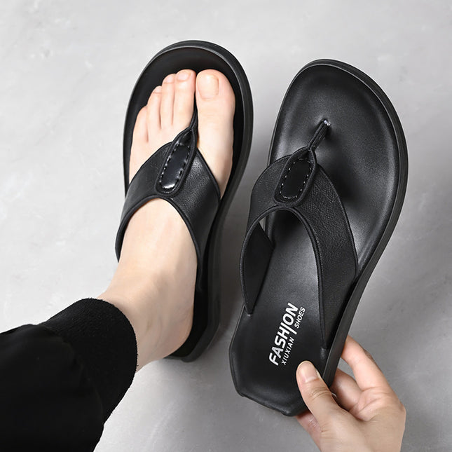 Flip-flops men's 2023 new summer wear non-slip deodorant driving men's slippers foot casual beach sandals