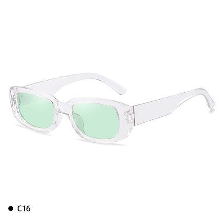 New Retro Sunglasses with Pc Lenses, European and American Trendy Square Frame Sunglasses, Fashionable and Unique Square Glasses, Cross-Border Wholesale