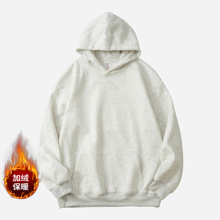 2025 New Autumn and Winter Oversize Hooded Sweatshirt Custom-Made with Fleece and Thickened, Loose and Lazy Style Autumn Hoodie Jacket