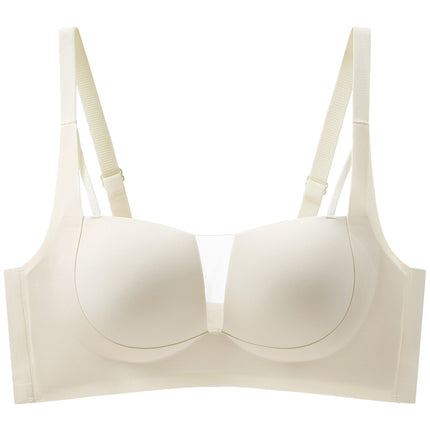 Traceless Ginning Thin Cup Underwear ABC Cup Summer Joker Small Chest Gathering Comfortable Adjustable Top Bra