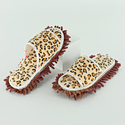 Xinzhi Shang Wholesale Children's Adult Open-Toe Cotton Slippers Lazy Floor Mopping Slippers Mopping Slippers Removable and Washable Sweeping Shoes