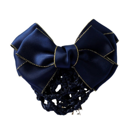 Professional Head Flower Nurse Bank Stewardess Hotel Female Staff Make Hair Coil Net Head Back Hairpin Headwear Hairpin