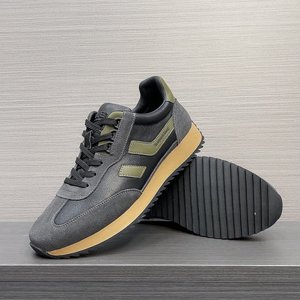 Dexun shoes 2023 Winter genuine leather platform lightweight sports casual shoes men's retro trendy all-matching argan shoes men