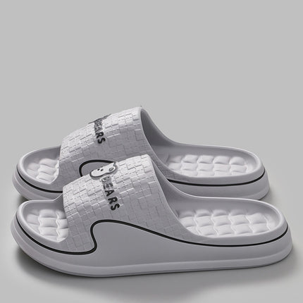 Stepping on excrement feeling sandals and slippers women's summer new home non-slip bathroom home men's eva cool tray factory wholesale cross-border