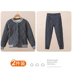 Light gray [men's cotton suit] / 110cm [recommended height 95-110cm]