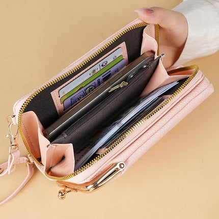 Factory wholesale mobile phone bag women's simple all-match small messenger bag multi-use change purse mobile phone bag Mini small bag for women