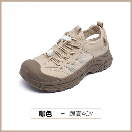 2025 Women's Summer Thin New Hiking Mesh Breathable Dad Sports Hollow Trendy Sandals