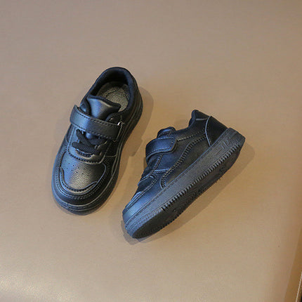 Tenis Sneakers Kids Spring/Autumn New Boys Girls Sports Shoes Casual Board Shoes Leather Soft Soled Children Small White Shoes