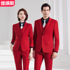 Men's dark blue suit + pants / S