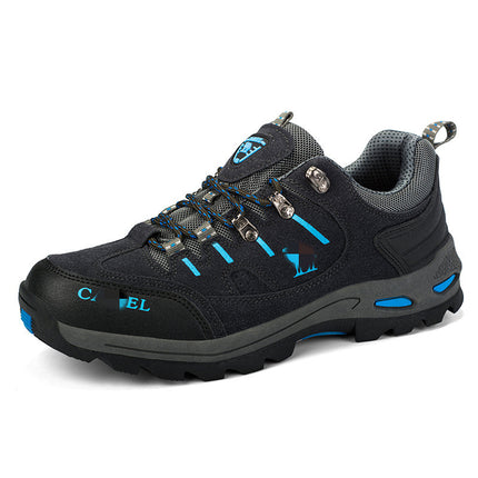 Qifeng Camel Autumn and Winter New Outdoor Hiking Shoes Men's Non-Slip Wear-Resistant Hiking Dad Shoes Hiking Sports Men's Shoes