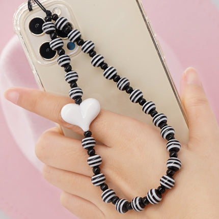 Factory direct supply handmade beaded mobile phone lanyard bluetooth speaker lanyard flashlight fan selfie stick U disk sling