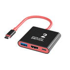 Three-in-one (switch second generation 4k60hz) black and red