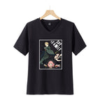 Black V-neck / XXS
