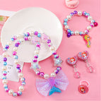 Mermaid 5-piece set purple