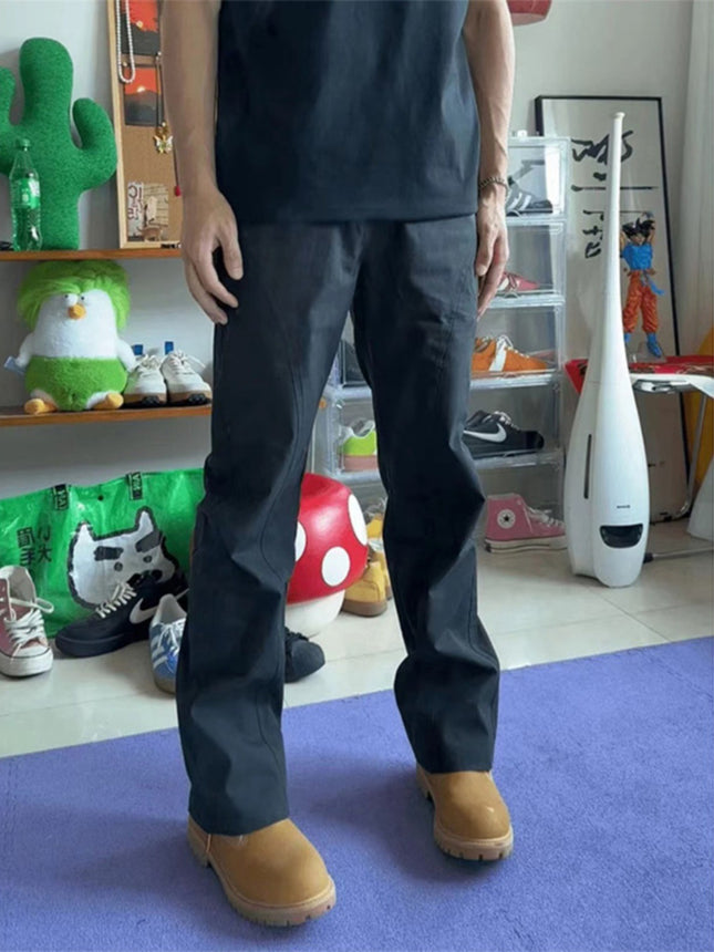 navy blue American-style Functional Outdoor Tooling Pants for Men in Winter