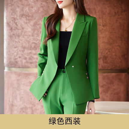 Zihong Zihong High Sense Suit suit Women's 2023 New Autumn Elegant Goddess Fan Fashion Suit 8112
