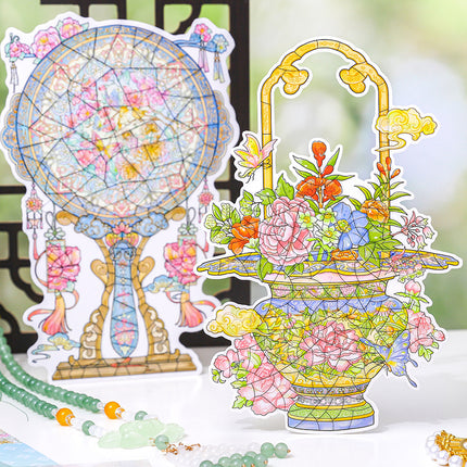 Chinese Puzzle Stickers / Stickers Puzzle Chinois