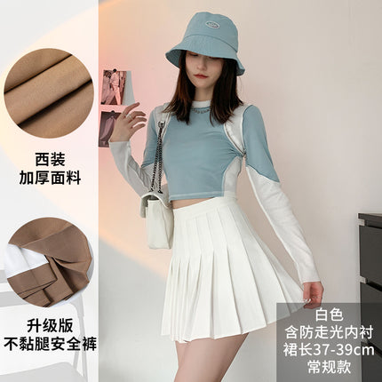 Pleated Skirt for Women 2026 Summer New Style Elegant Little Chanel Style Casual High-Waisted Fashionable Petite Suit Half Skirt