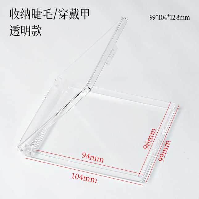 New Eyelash Packaging Box, False Eyelash Storage Box, Transparent Packaging Box/Wearing Nail Box, Size 10*10