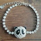S470 full diamond round panda