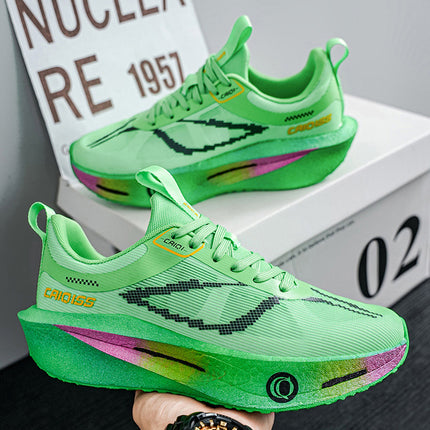 Feidian 5C Really Explosive Soft-Soled Rebound Casual Sports Shoes for Men and Women Carbon Plate Training Shoes Shock-Absorbing Technology Running Shoes