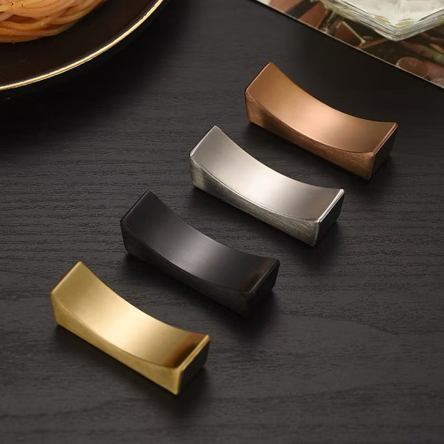 Cross-border Stainless Steel Chopsticks Rack Chopsticks Holder Chopsticks Pillow Public Chopsticks Holder Hotel Dining Table Set-up Table Yuan-shaped Tableware Chopsticks Holder
