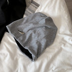 Notched beanie - grey / Head circumference (52cm-59cm)