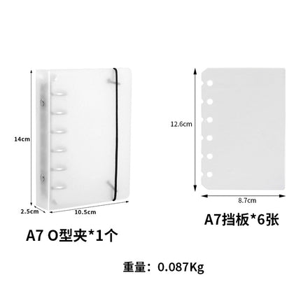 Ins Internet Celebrity Wearing Armor Loose-leaf Storage Book Nail Art Style Collection This Display Book PP Strap Frosted Sample Book