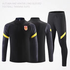 [set] 2609 chinese black-half zipper / L