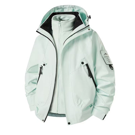 Factory Direct Sales Wholesale Spring Season Hooded Jackets, Popular Couple Outdoor Hiking Jackets 2518 Double Zipper