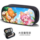 Waterproof-scratch-proof-non-fading-large-capacity three-layer pencil case / B44167