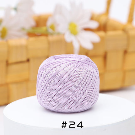 No. 10 Lace Thread Micro Hook Shuttle Weaving Handmade DIY Miniature Doll Fine Wool Crochet Ball 20g Wholesale