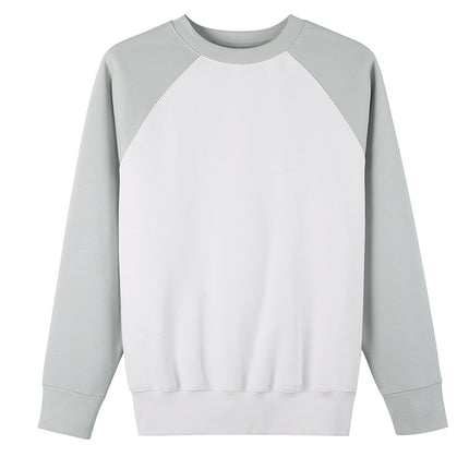 Pullover fleece-lined Sweater Custom high quality Fleece Thickened Solid Color Loose Casual Long Sleeve Hoodie Printed LOGO