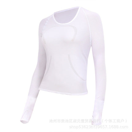 Lulu Original Label Quick-Dry Yoga Wear Sports Long-Sleeve 2.0 T-Shirt Swiftly Tech Women's Round-Neck Slim Fit