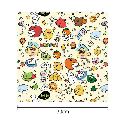 [in stock] Cute P-person Makeup Bag Women's Portable Travel Lazy Large Capacity Storage Bag Magic Patch