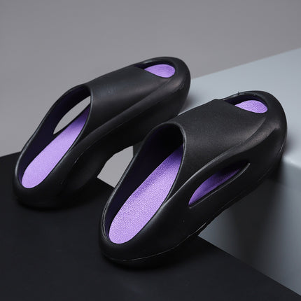 Outdoor Sports Coconut Slippers for Men and Women Summer Outdoor Wear Casual Beach Non-Slip Deodorant Dung Feeling Thick Bottom for Lovers