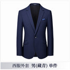 Men's navy blue suit / S