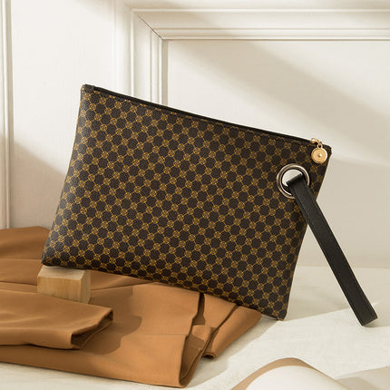 2025 Handbags Retro Printed Women's Briefcase Trendyy Fashion Handheld Small Square Bag Mobile Phone Bag