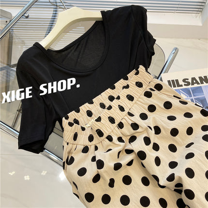 V Neck Cool Cupro T-Shirt for Women in Summer, Simple and Versatile Draped, Slim Goose Egg Collar, Pure Color Short-Sleeved Top T-Shirt