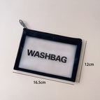 Translucent-Black Flat Bag