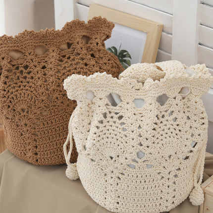 Cotton Flower Bucket Bag / Sac Seau Fleurs Coton