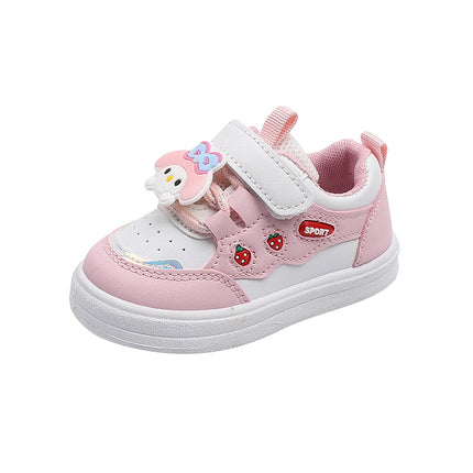 Children's board shoes 2025 spring and autumn girls sneaker 0-1-5 years old toddler shoes breathable non-slip baby shoes