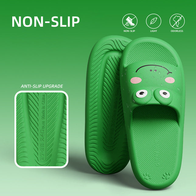 Indoor Home Slippers Student Lovers Dormitory Eva Anti-odor Bathroom Non-slip Cartoon Cute Household Slippers